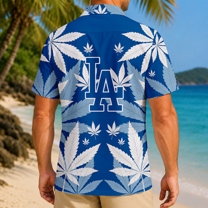 LIMITED EDITION - NEW CUSTOMIZED MLB02 LAD LOS ANGELES DODGERS UNISEX HAWAIIAN SHIRT
