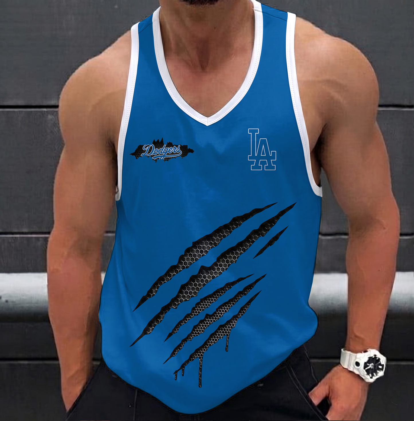 VIRAL EDITION - NEW CUSTOMIZED MLB02 LOS ANGELES DODGERS UNISEX TANK TOP