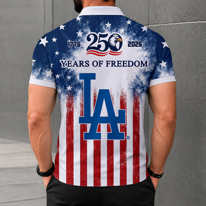 LIMITED EDITION - NEW CUSTOMIZED MLB02 LAD LOS ANGELES DODGERS POLO SHIRT, ZIP POLO SHIRT & T-SHIRTS