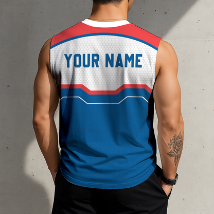 LIMITED EDITION - NEW CUSTOMIZED MLB02 LAD LOS ANGELES DODGERS MEN'S GYM SHIRT