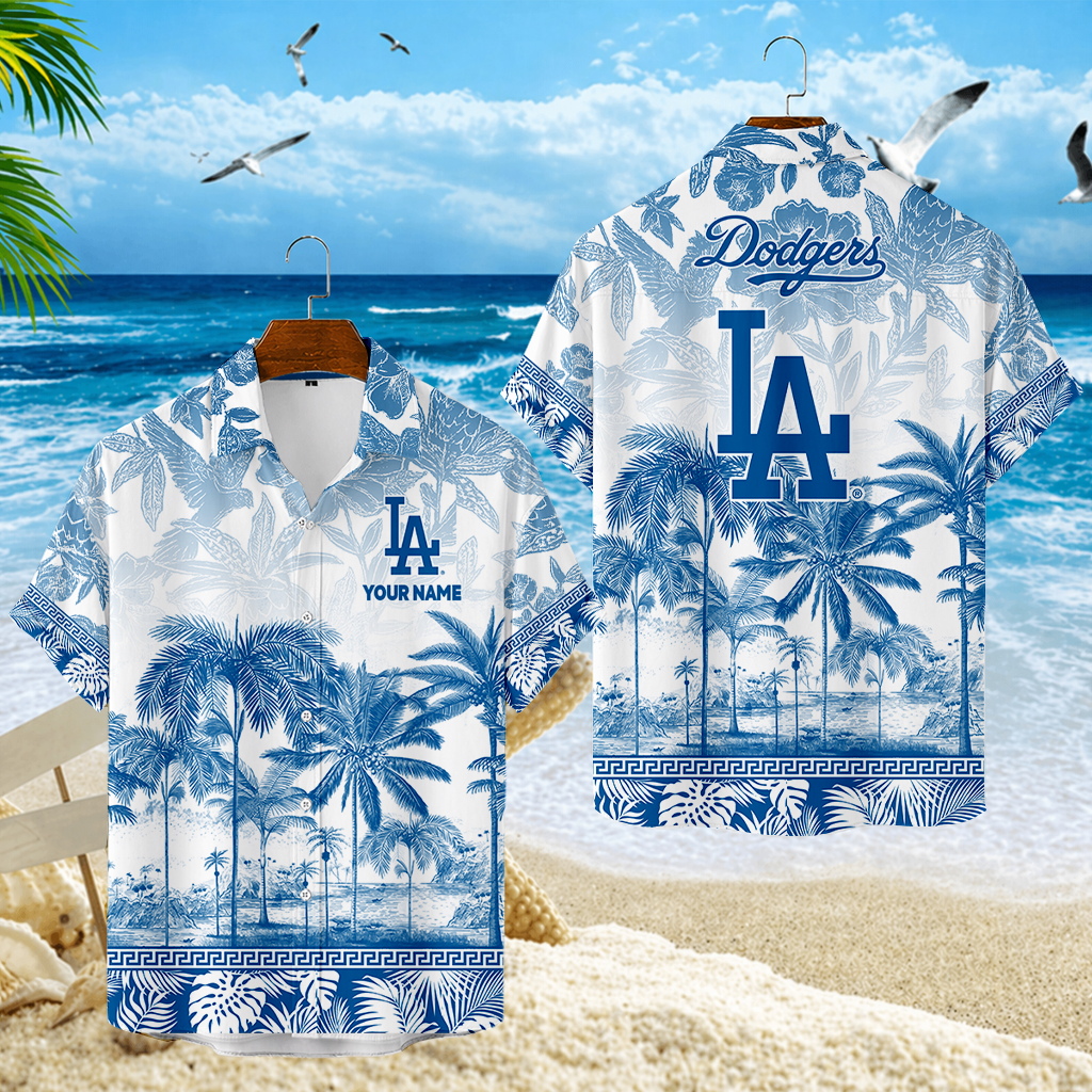 LIMITED EDITION - NEW CUSTOMIZED MLB02 LAD LOS ANGELES DODGERS UNISEX HAWAIIAN SHIRT