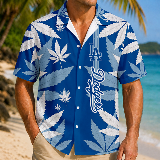 LIMITED EDITION - NEW CUSTOMIZED MLB02 LAD LOS ANGELES DODGERS UNISEX HAWAIIAN SHIRT