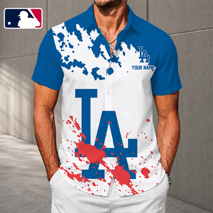 LIMITED EDITION - NEW CUSTOMIZED MLB02 LAD LOS ANGELES DODGERS UNISEX HAWAIIAN SHIRT
