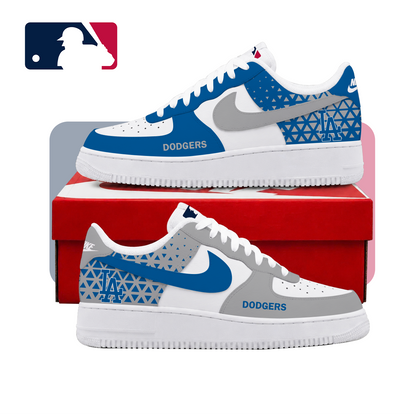 VIRAL EDITION - NEW CUSTOMIZED MLB02 LAD LOS ANGELES DODGERS AF1 SHOES