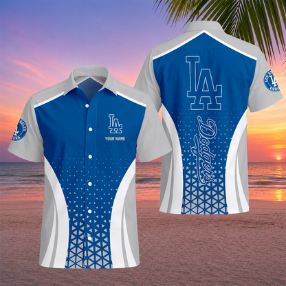 LIMITED EDITION - NEW CUSTOMIZED MLB02 LAD LOS ANGELES DODGERS UNISEX HAWAIIAN SHIRT