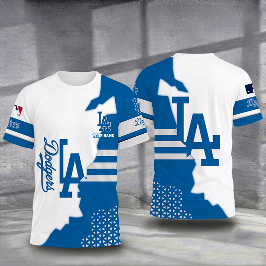 LIMITED EDITION - NEW CUSTOMIZED MLB02 LAD LOS ANGELES DODGERS T-SHIRT, POLO SHIRT, ZIP POLO SHIRT, SWEATSHIRT, HOODIE & ZIP HOODIE