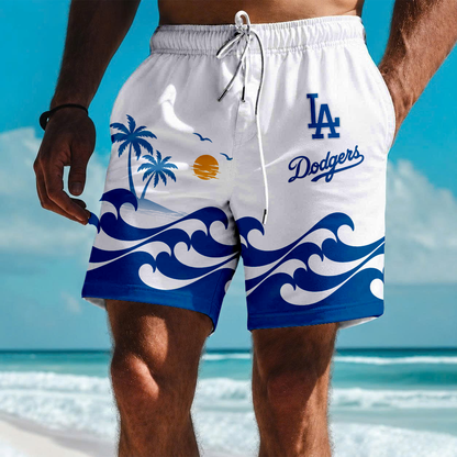 LIMITED EDITION - NEW PREMIUM MLB02 LAD LOS ANGELES DODGERS SHORT PANTS