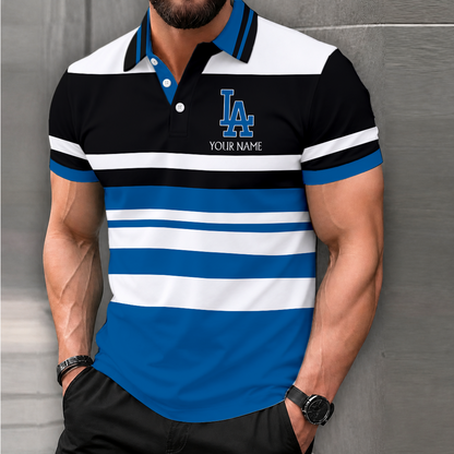 LIMITED EDITION - NEW CUSTOMIZED MLB02 LAD LOS ANGELES DODGERS POLO SHIRT, ZIP POLO SHIRT & T-SHIRTS