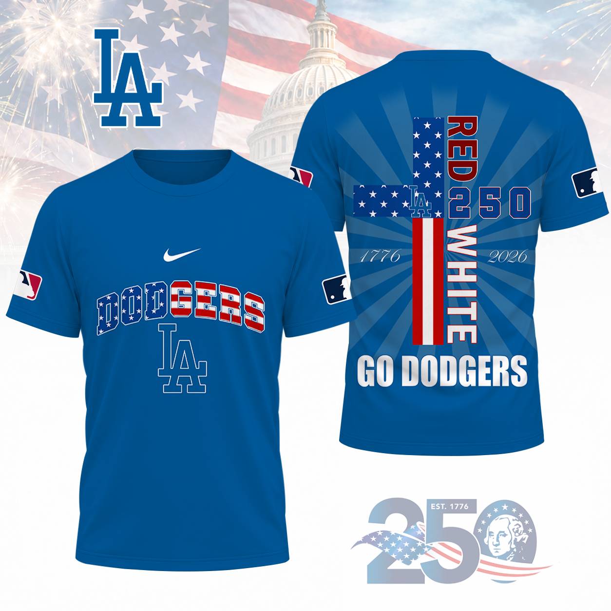 LIMITED EDITION - NEW CUSTOMIZED MLB02 LAD LOS ANGELES DODGERS T-SHIRT, POLO SHIRT, ZIP POLO SHIRT, SWEATSHIRT, HOODIE & ZIP HOODIE