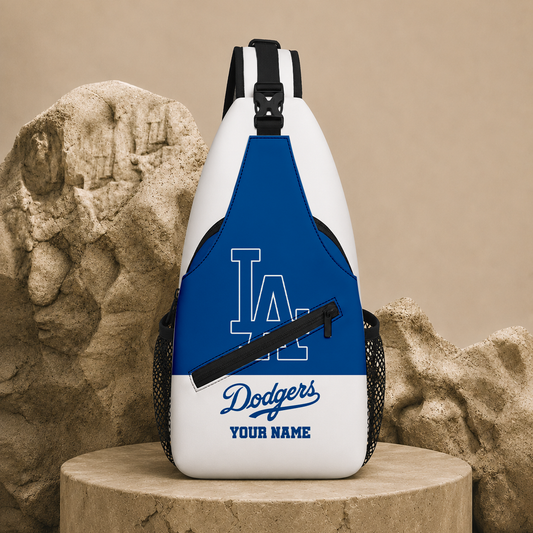 LIMITED EDITION - NEW CUSTOMIZED MLB02 LAD LOS ANGELES DODGERS SLING BAG