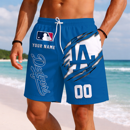 LIMITED EDITION - NEW PREMIUM MLB02 LAD LOS ANGELES DODGERS SHORT PANTS