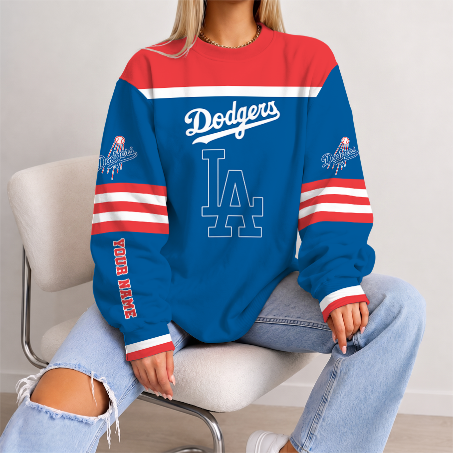 [FLASH SALE] NEW CUSTOMIZED MLB02 LAD LOS ANGELES DODGERS UNISEX SWEATSHIRT