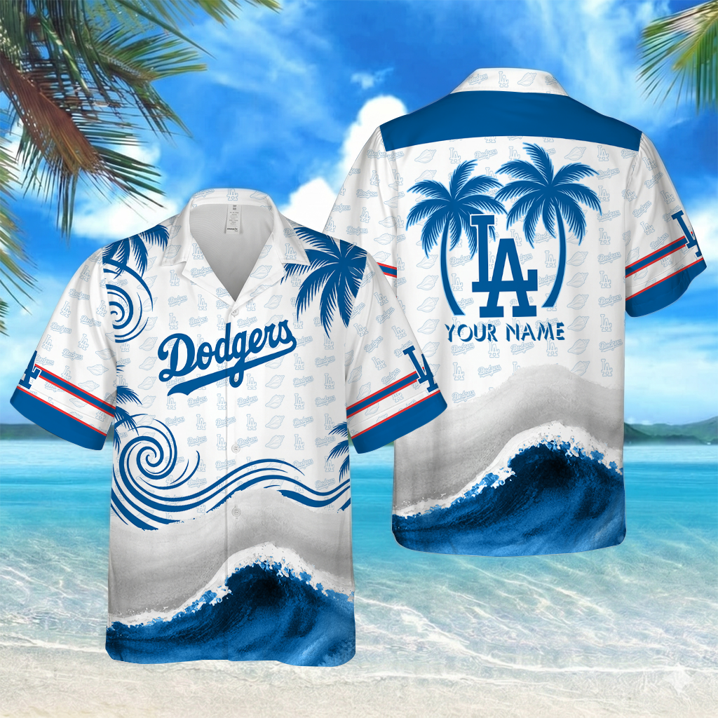 LIMITED EDITION - NEW CUSTOMIZED MLB02 LAD LOS ANGELES DODGERS UNISEX HAWAIIAN SHIRT