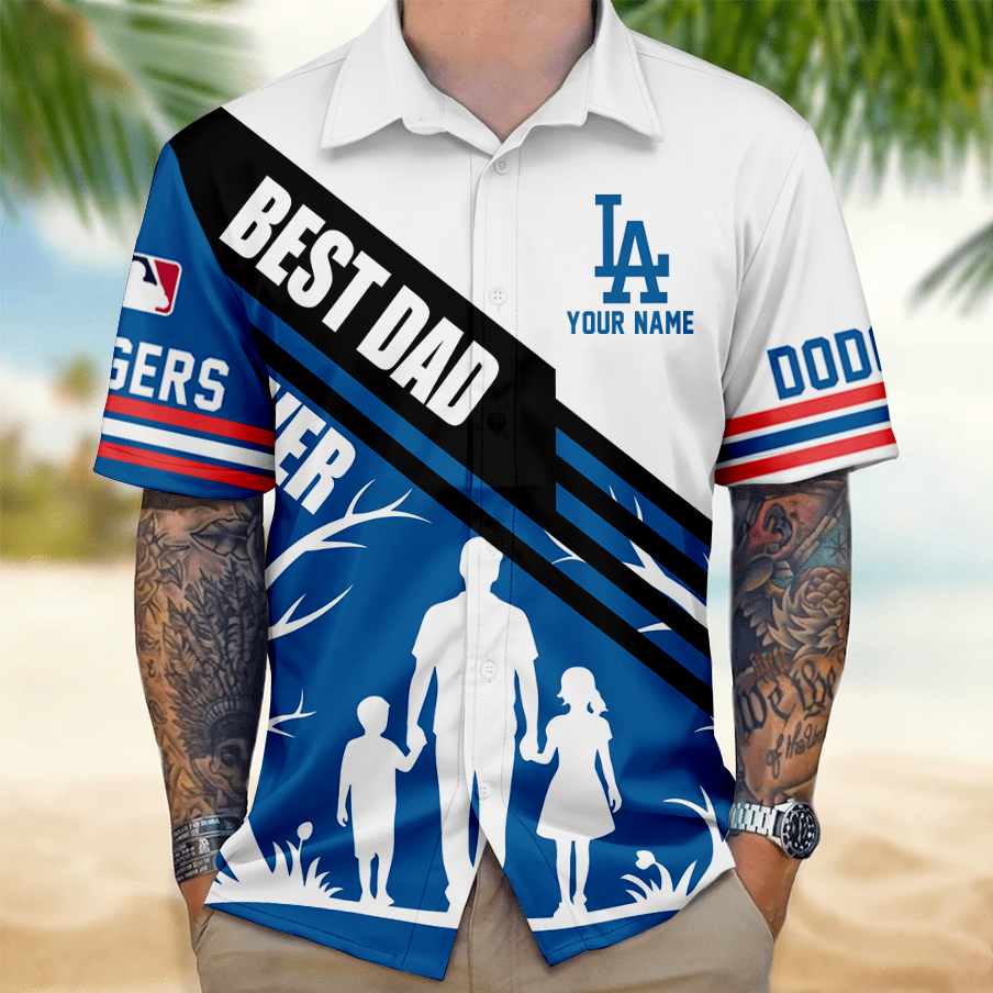 LIMITED EDITION - NEW CUSTOMIZED MLB02 LAD LOS ANGELES DODGERS UNISEX HAWAIIAN SHIRT