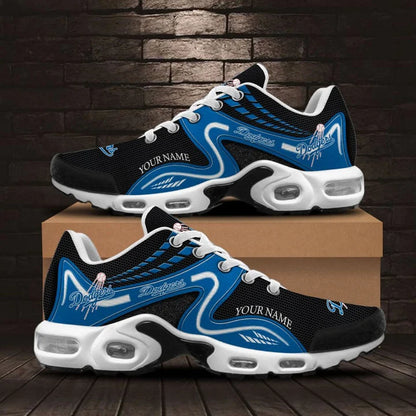 LIMITED EDITION - NEW CUSTOMIZED MLB02 LAD LOS ANGELES DODGERS AIR MAX PLUS SNEAKERS