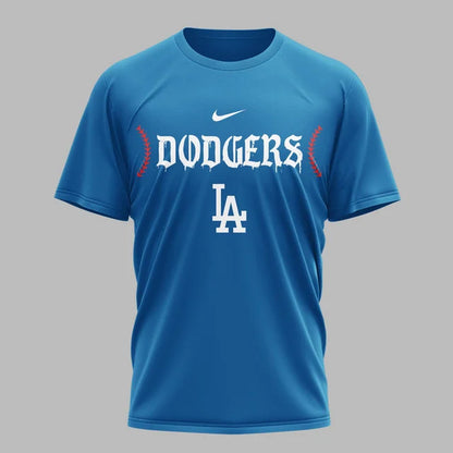 [FLASH SALE] NEW CUSTOMIZED MLB02 LAD LOS ANGELES DODGERS MUTICOLOR T-SHIRT