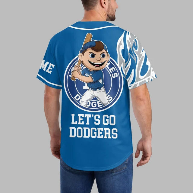 [FLASH SALE] NEW CUSTOMIZED MLB02 LAD LOS ANGELES DODGERS BASEBALL JERSEY