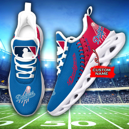 [FLASH SALE] NEW CUSTOMIZED MLB02 LAD LOS ANGELES DODGERS MAX SOUL SHOES