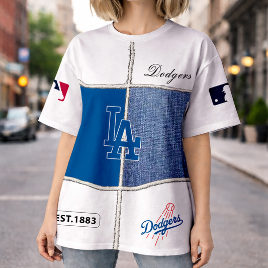 LIMITED EDITION - NEW CUSTOMIZED MLB02 LAD LOS ANGELES DODGERS UNISEX T-SHIRT, POLO, HOODIE & JACKETS