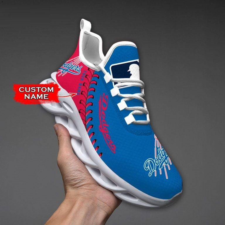 [FLASH SALE] NEW CUSTOMIZED MLB02 LAD LOS ANGELES DODGERS MAX SOUL SHOES