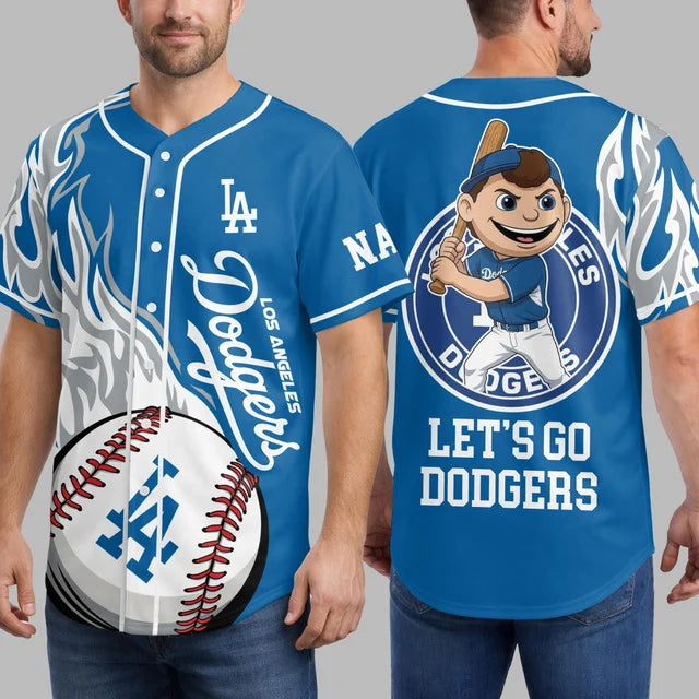 [FLASH SALE] NEW CUSTOMIZED MLB02 LAD LOS ANGELES DODGERS BASEBALL JERSEY