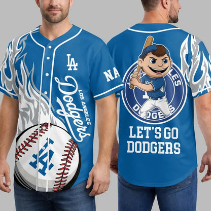 [FLASH SALE] NEW CUSTOMIZED MLB02 LAD LOS ANGELES DODGERS BASEBALL JERSEY