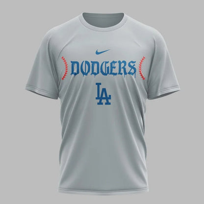 [FLASH SALE] NEW CUSTOMIZED MLB02 LAD LOS ANGELES DODGERS MUTICOLOR T-SHIRT