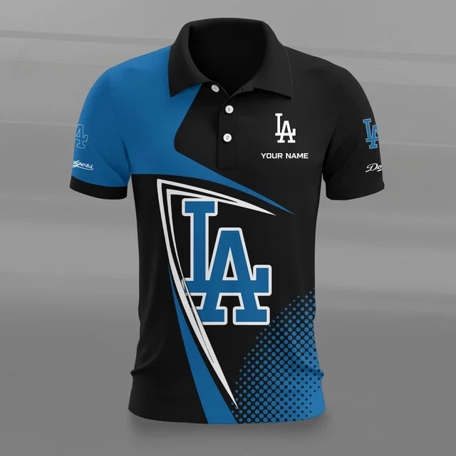 [FLASH SALE] NEW CUSTOMIZED MLB02 LAD LOS ANGELES DODGERS POLO SHIRT