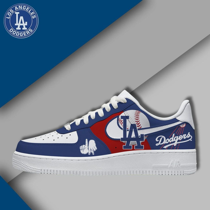 LIMITED EDITION - NEW CUSTOMIZED MLB02 LAD LOS ANGELES DODGERS AF1 SHOES
