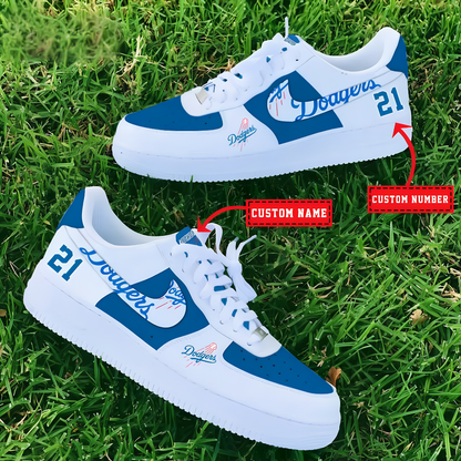 [FLASH SALE] NEW CUSTOMIZED MLB02 LAD LOS ANGELES DODGERS AF1 SHOES