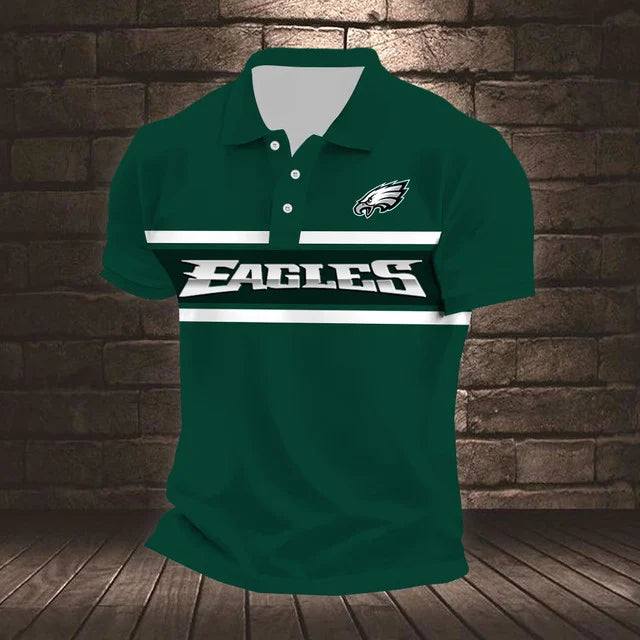ELITE EDITION - NEW CUSTOMIZED NFL02 PPE PHILADELPHIA EAGLES POLO SHIRT, ZIP POLO SHIRT & T-SHIRTS