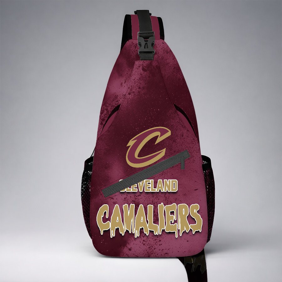 [HOT DEAL]  NEW CUSTOMIZED NBA02 CCA CLEVELAND CAVALIERS SLING BAG