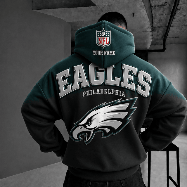 EXCLUSIVE EDITION - NEW CUSTOMIZED NFL02 PPE PHILADELPHIA EAGLES HOODIE, ZIP HOODIE, POLO SHIRT, ZIP POLO SHIRT, T-SHIRT & SWEATSHIRT