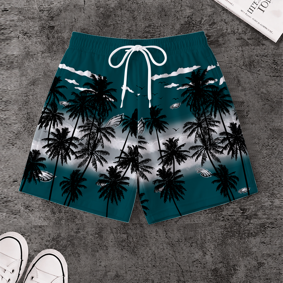 LIMITED EDITION - NEW CUSTOMIZED NFL02 PPE PHILADELPHIA EAGLES SHORT PANTS