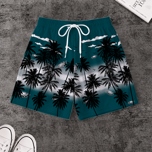 LIMITED EDITION - NEW CUSTOMIZED NFL02 PPE PHILADELPHIA EAGLES SHORT PANTS