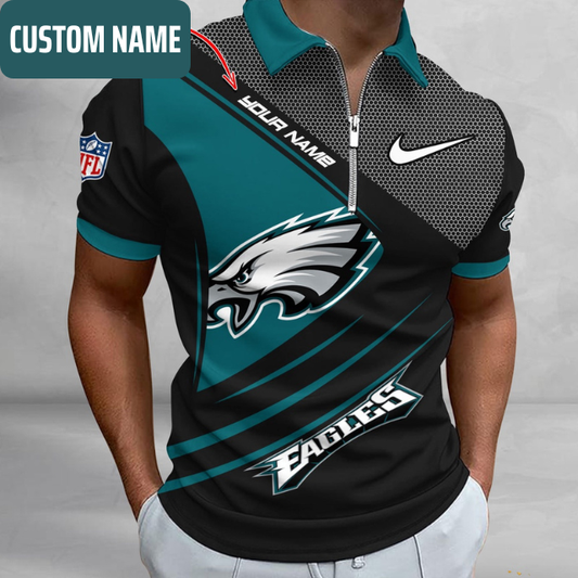 VIRAL EDITION - NEW CUSTOMIZED NFL02 PPE PHILADELPHIA EAGLES POLO SHIRT, ZIP POLO SHIRT & T-SHIRTS