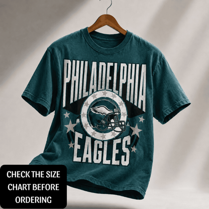 ELITE EDITION - NEW CUSTOMIZED NFL02 PPE PHILADELPHIA EAGLES T-SHIRT, POLO SHIRT, ZIP POLO SHIRT, HOODIE, ZIP HOODIE & SWEATSHIRT
