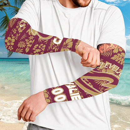 [HOT DEAL] NEW CUSTOMIZED NBA02 CCA CLEVELAND CAVALIERS SUN ARM SLEEVES