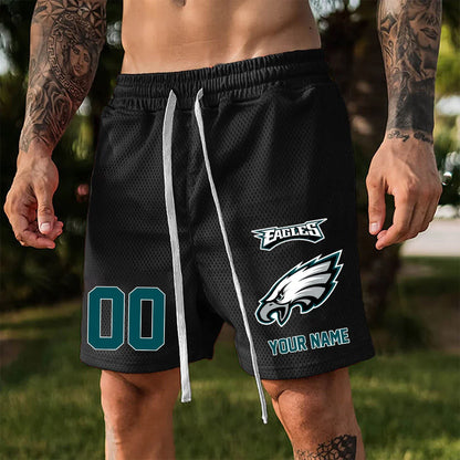 ELITE EDITION - NEW CUSTOMIZED NFL02 PPE PHILADELPHIA EAGLES SHORT PANTS