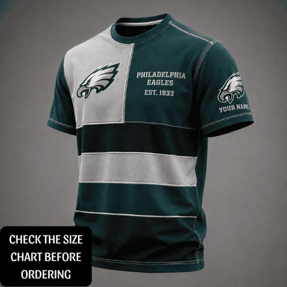 EXCLUSIVE EDITION - NEW CUSTOMIZED NFL02 PPE PHILADELPHIA EAGLES T-SHIRT, POLO SHIRT, ZIP POLO SHIRT, HOODIE, ZIP HOODIE & SWEATSHIRT