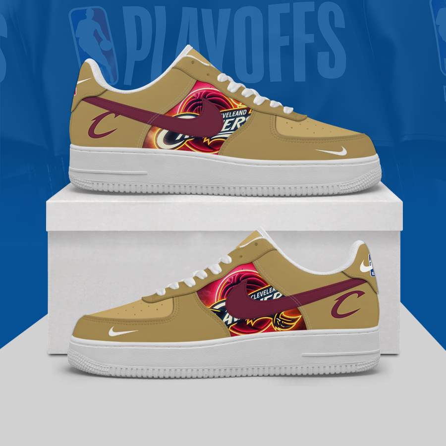[HOT DEAL] NEW CUSTOMIZED NBA02 CCA CLEVELAND CAVALIERS AF1 SHOES