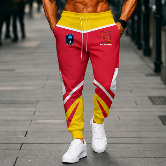 LIMITED EDITION - NEW CUSTOMIZED NCAA CFH02 MLT MARYLAND TERRAPINS SWEATPANTS