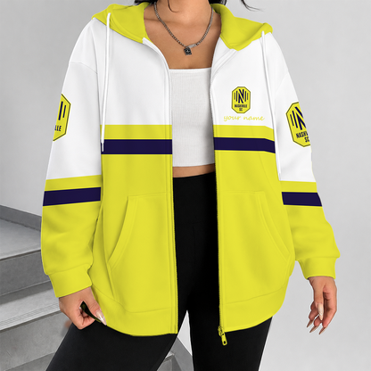 [FAN EXCLUSIVE] NEW CUSTOMIZED MLS02 NSC NASHVILLE SC ZIP HOODIE