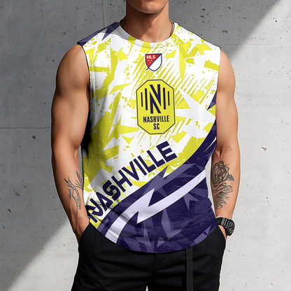 POPULAR NOW - NEW CUSTOMIZED MLS02 NSC NASHVILLE SC TANK TOP & GYM SHIRT