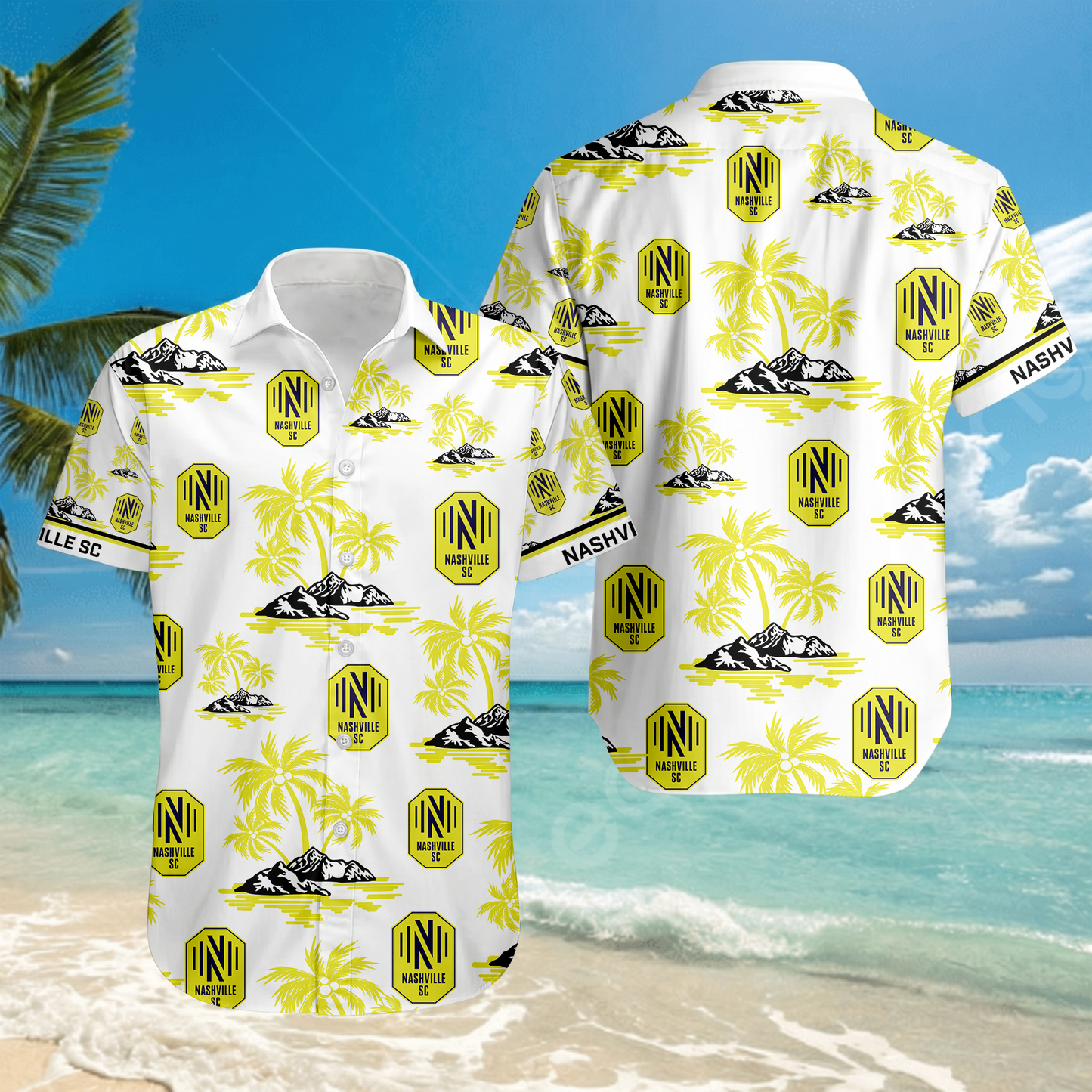 TOP SELLING - NEW CUSTOMIZED MLS02 NSC NASHVILLE SC UNISEX HAWAIIAN SHIRT