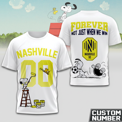 ENDING TODAY - NEW CUSTOMIZED MLS02 NSC NASHVILLE SC x SNOOPY HOODIE, T-SHIRTS, ZIP HOODIE, SWEATSHIRTS & POLO
