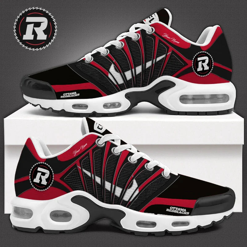 [FAN EXCLUSIVE] NEW CUSTOMIZED CFL02 OTT OTTAWA REDBLACKS AIR MAX PLUS SNEAKERS