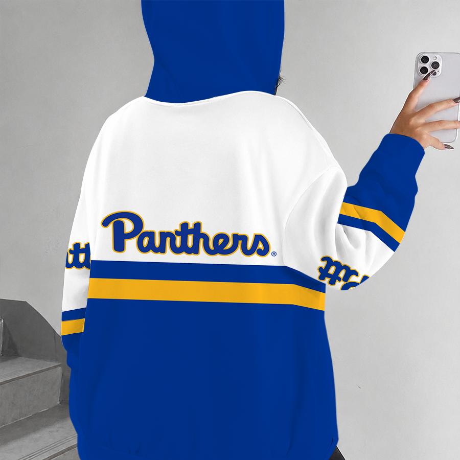 [FAN FAVORITE] NEW CUSTOMIZED NCAA FBS02 PIP PITTSBURGH PANTHERS ZIP HOODIE