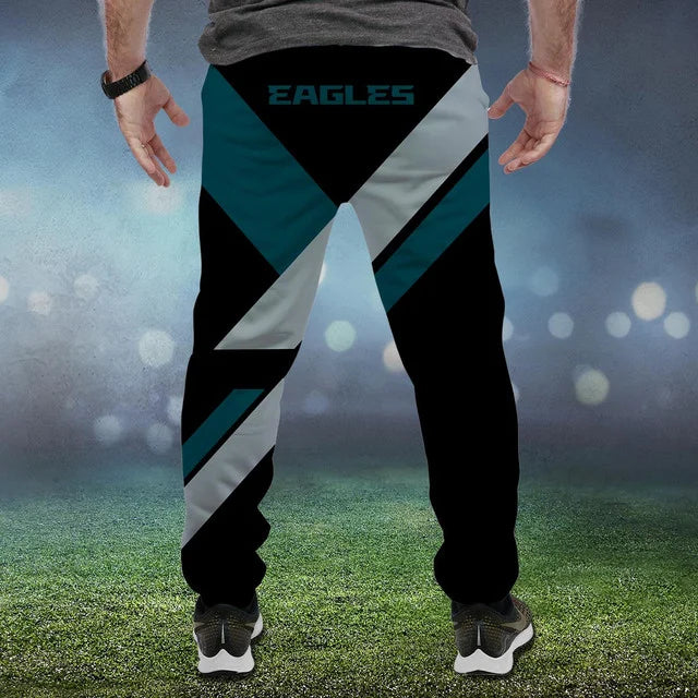LIMITED EDITION - NEW CUSTOMIZED NFL02 PPE PHILADELPHIA EAGLES SWEATPANTS