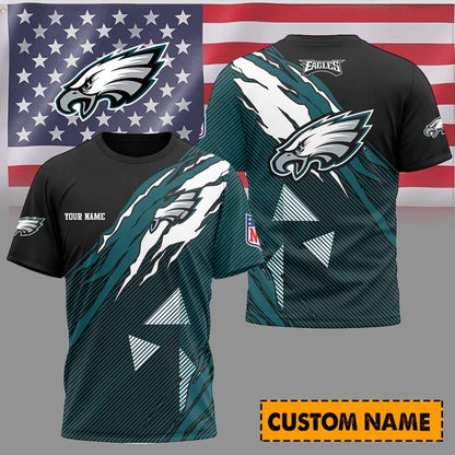 LIMITED EDITION - NEW CUSTOMIZED NFL02 PPE PHILADELPHIA EAGLES T-SHIRT, POLO SHIRT, ZIP POLO SHIRT, SWEATSHIRT, HOODIE & ZIP HOODIE